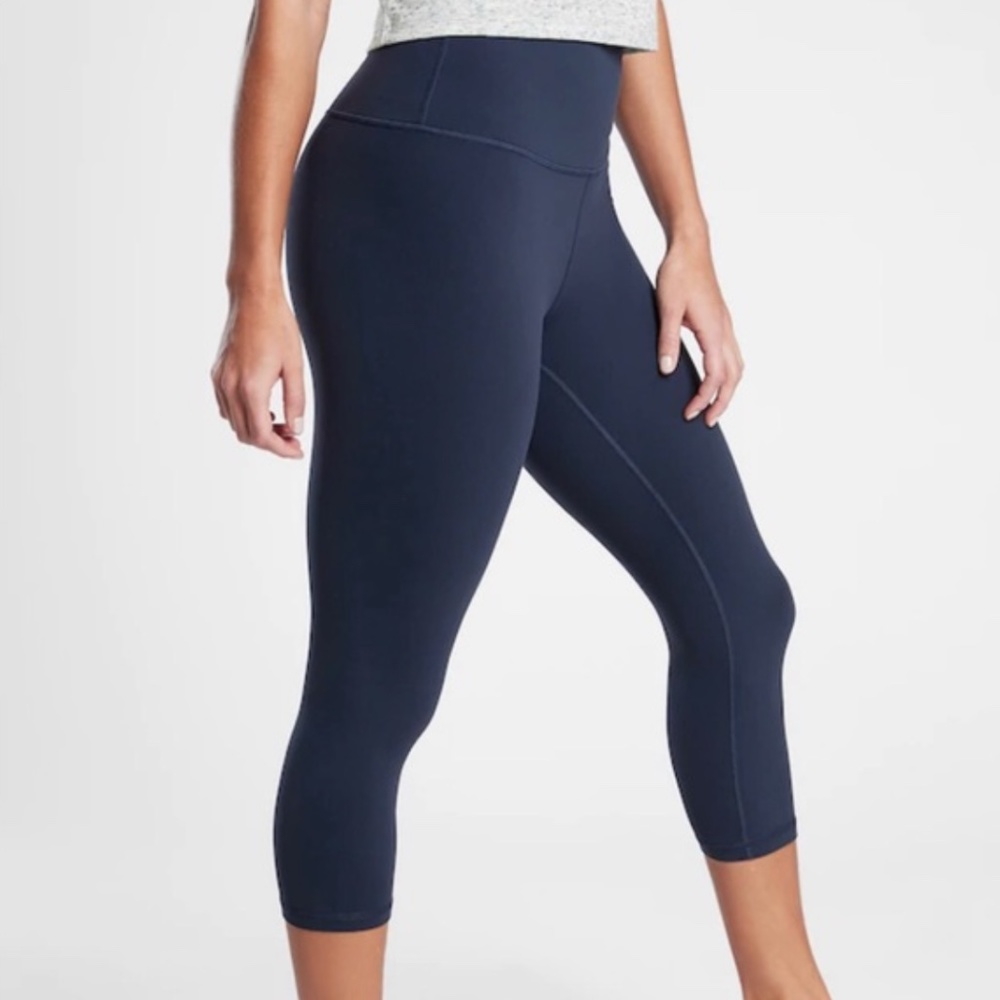 Athleta Elation Crop legging Navy MP